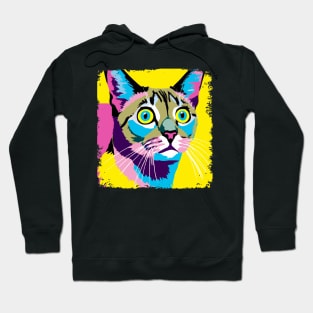 Singapura Cat Pop Art - Cat Lover Gift Hoodie